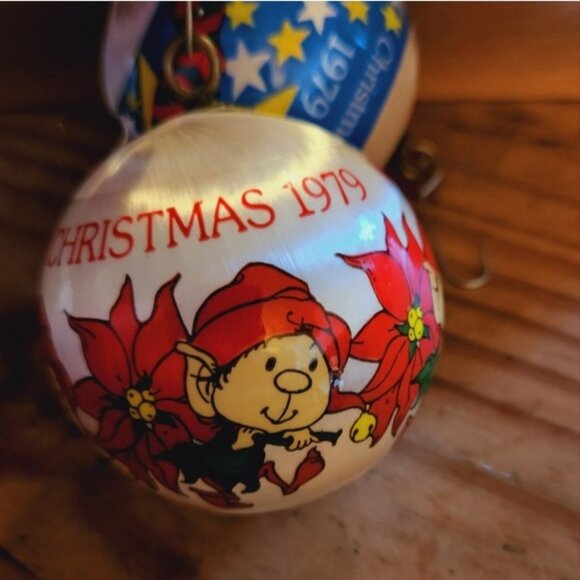 Vintage 70s 80s Christmas Tree Ornaments Holiday Home Decor Eclectic Kitschy - Picture 7 of 9